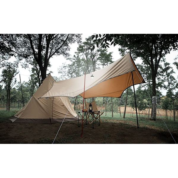 Utomhus ultralätt aluminiumlegering hopfällbar minilätt ram tre fällbar bärbar camping picknickbord fast liten ljusstolpe Röd