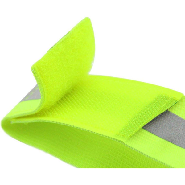 4*3,5 cm Set 4 Reflextejp Säkerhetsarmband - Hög Synlighet Cykel Löpning Barn - Elastisk Repskydd