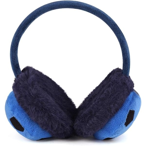 Winter warm earmuffs with cute cartoon football pattern