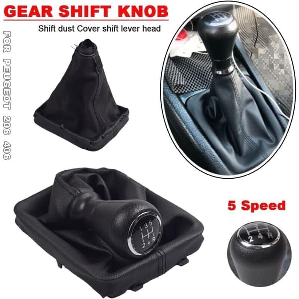 Gear Shift Knob Kompatibel til Peugeot 206