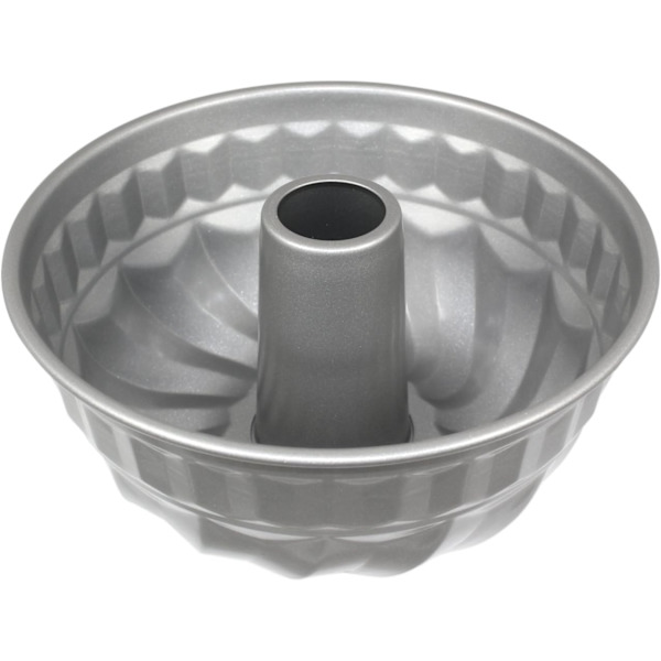 Karbonstål Non-Stick Fancy Ring Pan 8,6 x 4-Tommers Dyp, Grå, 1