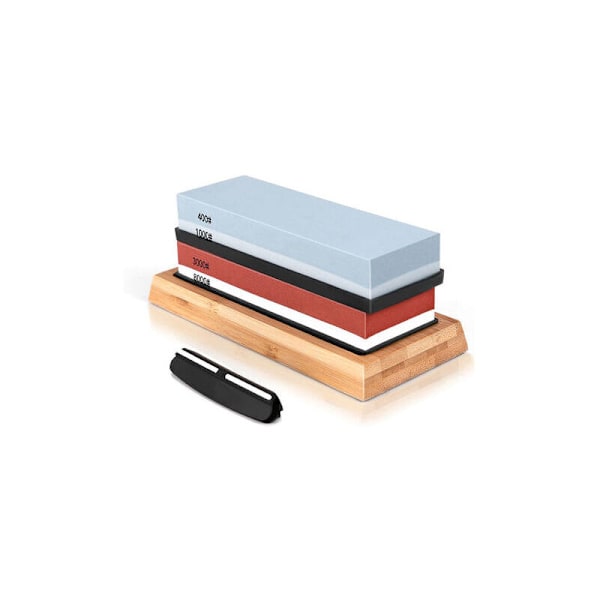 4-sidig slipestein, 400/1000 og 3000/8000 grit
