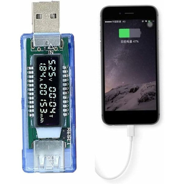 USB spänningstestare Numerisk strömtestare Strömspänningstestare Tyter hastighet Tyter av effekt testare USB spänningstestare USB spänningstestare