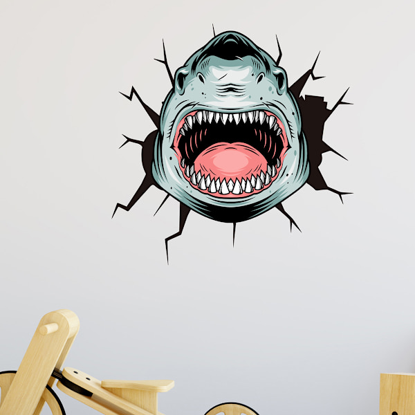 Decal Shark Edition Decal Sticker Vægdekoration Sticker