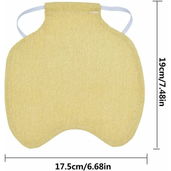 Enkelt rem kylling kylling forklæde/sadel vest and beskyttelse standard kylling forklæder kylling fjerkræ pleje tilbehør 5stk-Khaki