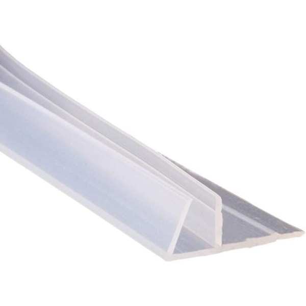 Badrumsdörrtätning Duschvägg böjt fönsterfog rak eller gummi låg väderglas 8mm 78 \"f form gap 0 till 20 mm （100cm）