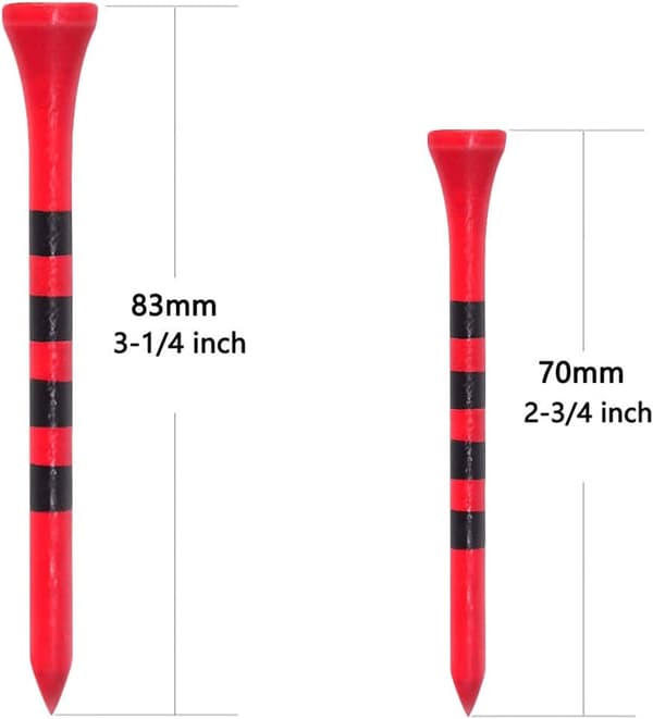 Golf-nåle Pakke med 100 70mm