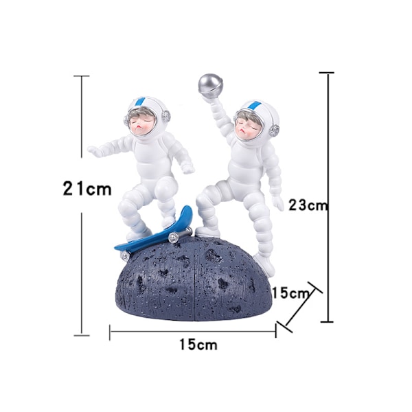Bokstöd Astronaut Bokställ Bokstöd Statyer Lätt Lyx Bokhållare Skrivbords Bokavskiljare