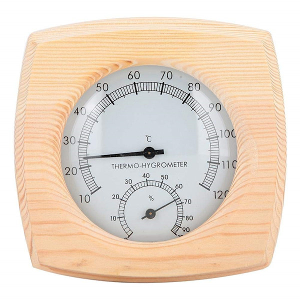 Sauna Termometer Træ Termohygrometer Termometer Hygrometer Damp Sauna Tilbehør