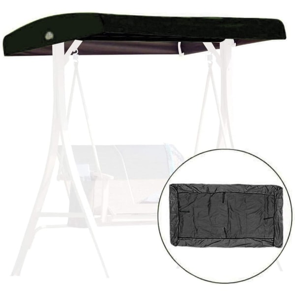 Swing Seat Replacement Canopy, 3-sits Replacement Cover, Garden