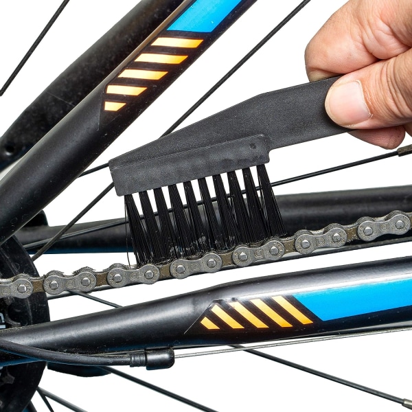 Cykelrensebørste, til rengøring af kæder, kassetter og tandhjul