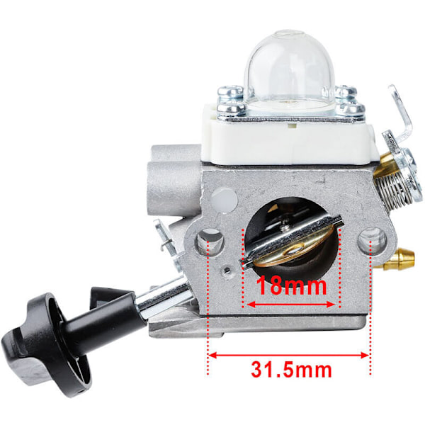 BG56C förgasare för STIHL BG56 lövblås, ersättning för Zama C1M-S260B 4241-120-0632 4241-120-0622 4241-120-0615