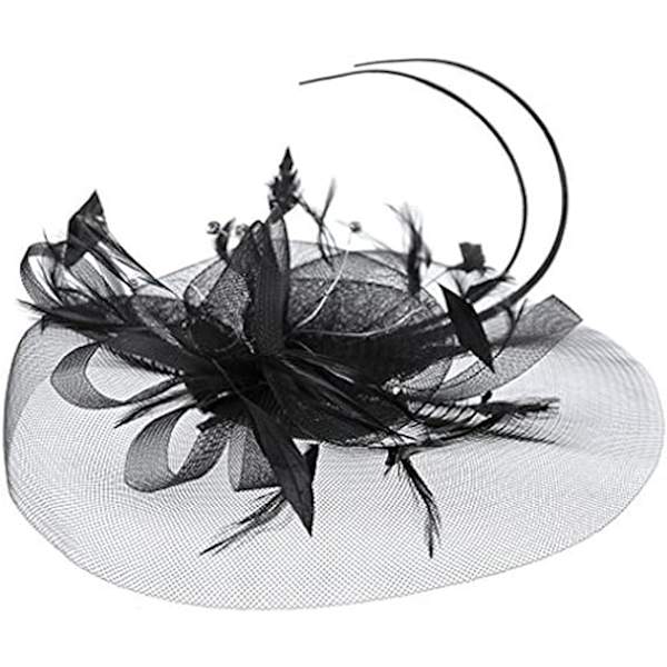 Bröllopsslöja Hätta Bröllopshuvudbonad Bröllopsfascinator Hatt