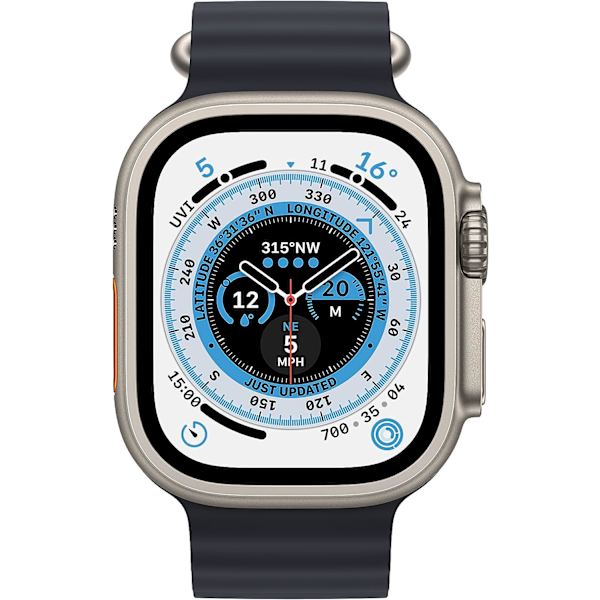 Apple Watch 49mm Midnight Ocean Band