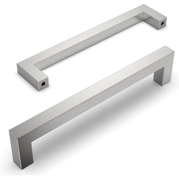 Parti om 10 handtag centrerade Cuisine Center Trade 160mm Rostfritt stål Handtag Köksskåpshandtag För Skåp Porte Köksmöbler Köksinredning