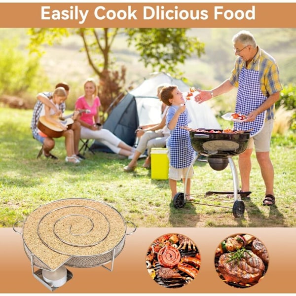 Kold Røg Generator, Kold Generator, BBQ Røgeovn, Rustfri Stål Røgegrill, Røg Generator med Børste og Kroge, Ideel til Rygning af Kød, Fisk, BB