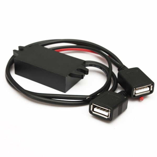 12V til 5V3A med enkelt og dobbelt USB bilstrømsomformer DC--DC trin-ned modul mobiltelefonopladning trin-ned ledning