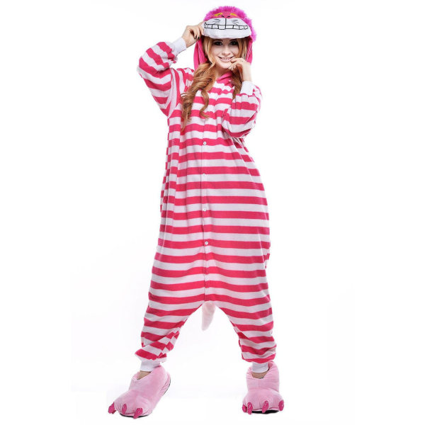 Naisten Yksivärinen Pyjama Cosplay Yksiosainen Yöpuku Naisille ja Tytöille (XL)