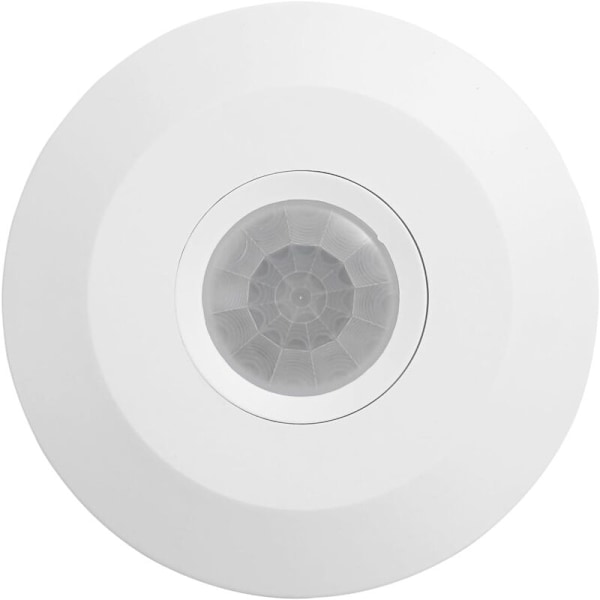 1 stk. PIR bevægelsessensor lyskontakt, AC 220-240V 2000W, loftmonteret bevægelsessensor, PIR sensor, slank profil, hvid