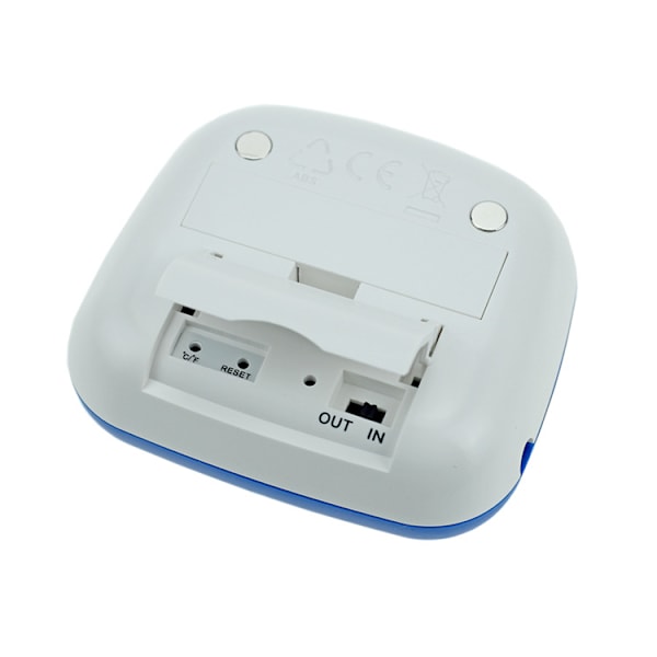 Digitalt køleskabs- og frysertermometer med magnet og stativ, letlæseligt køleskabstermometer med LED-indikator, Hi Lo-temperaturalarm, fryser
