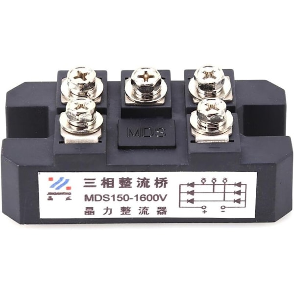 MDS 150 A 1600 V Trefaset diodebro ensretter