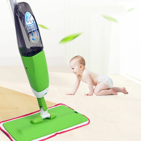 Gulvmoppe med integreret spray - Velegnet til alle overflader