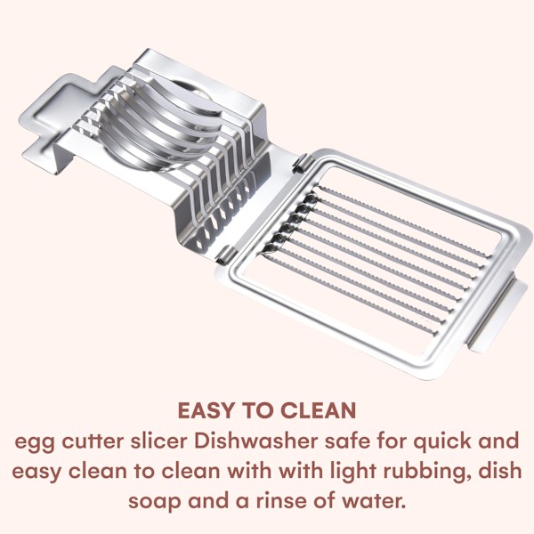 Japansk rostfritt stål äggdelare - Hushållsäggseparator Kiwi Slicer Kreativa köksredskap