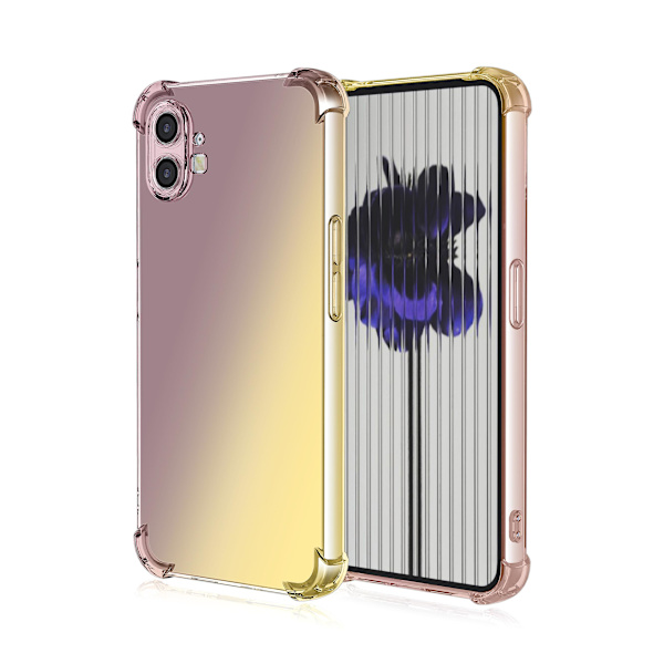 Gradientfodral Kompatibelt med Nothing Phone 1, Mjukt Tpu Fyra Hörn Stötsäkert Skyddande Skal
