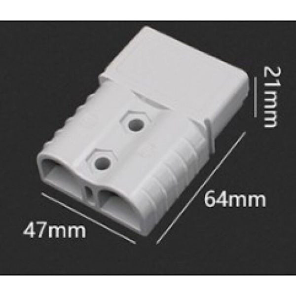 2 roms bilbatterikontakter, 120A 600V batterikontaktinntak, hurtig bilbatteripod, for bobil, UN campingvogn store EL-maskiner