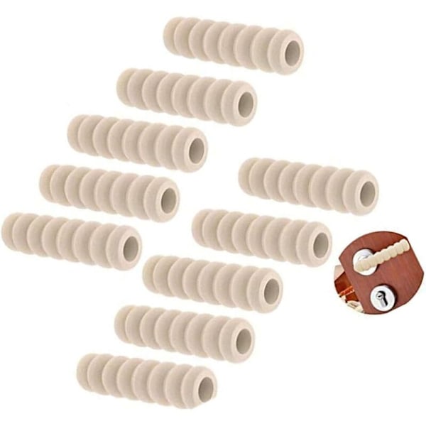 10 ovenkahvan suojan sarja joustavaa vaahtomuovia, lapsi- ja vauvaturvallisuus, beige