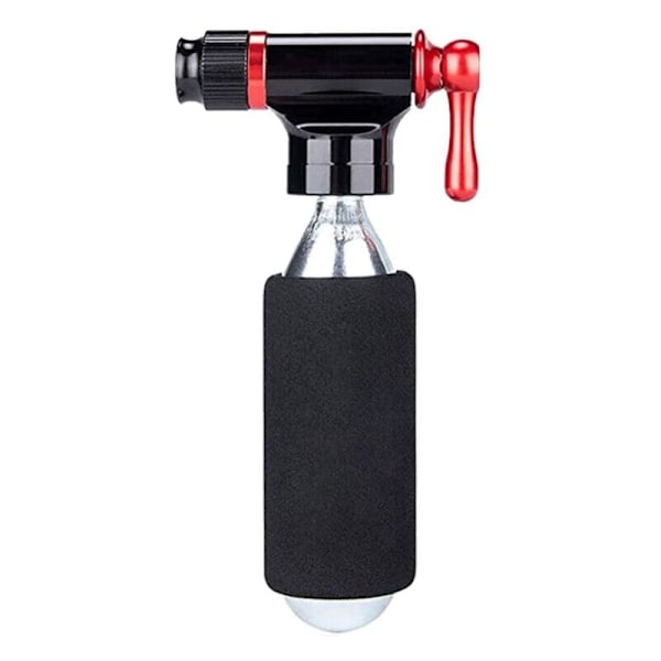 Pro Bike Tool Nopea ja Helppo CO2-pumppu - Sopii Presta- ja Schrader-venttiileille - Polkupyörän Rengaspumppu Maantie- ja Maastopyörille - Eristetty Holkki - CO2-patruuna