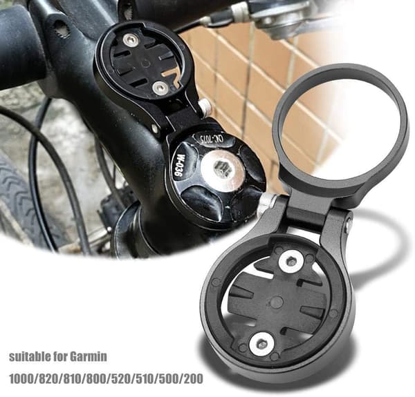 Sykkelcomputerfeste, sykkelcomputerfeste for utvidet kilometerteller (for Garmin-Black)