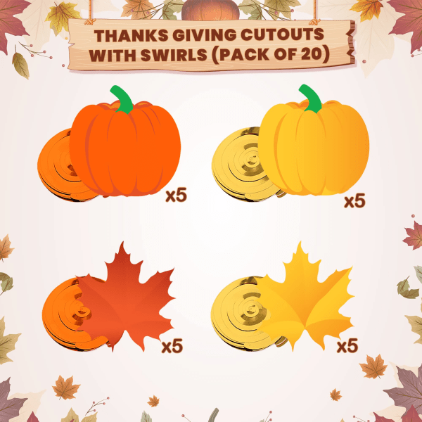 Höstdekorationer Klassrum Höstvirvlar - Hösthem Dekor Thanksgiving Virvlar Höstfest Dekorationer Höstprydnader Hängande från taket