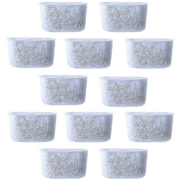 Udskiftnings vandfiltre med aktivt kul, 12 stk., non-woven filter til kaffemaskiner
