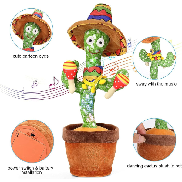 Dansande och upprepande kaktus, Talande kaktus Upprepande kaktusleksak