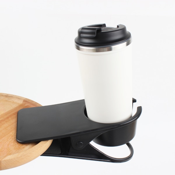 2st Clip Drinkflaskkoppshållare för bordsskrivbord (svart)