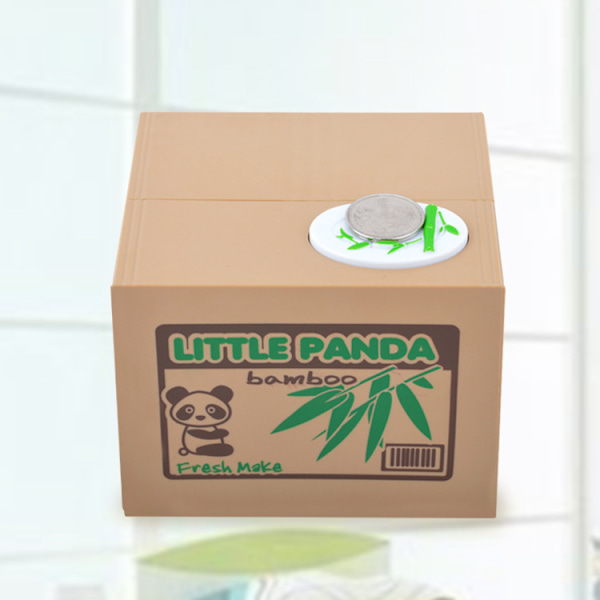One Piece -sähköinen pandapankki lapsille ja aikuisille, pandakynsikolikko-raha-lipas, hauska pikkuraha-possupankki-11.59.59CM
