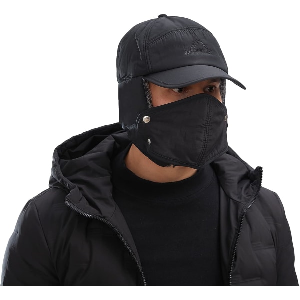 Vinter Trapper Hat Anti Wind Aviator Cap Vinter Chapka Øre Klap Trapper Bomber Caps Beanies Hatte Øre Klap Varm Cap til
