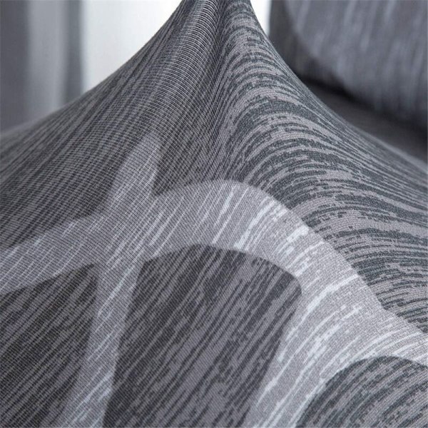 Spisestuestoltrekk, stoltrekk trykket i patchwork, vaskbart, stretch, bryllupsdekorasjon, hotell, restaurant, stil B