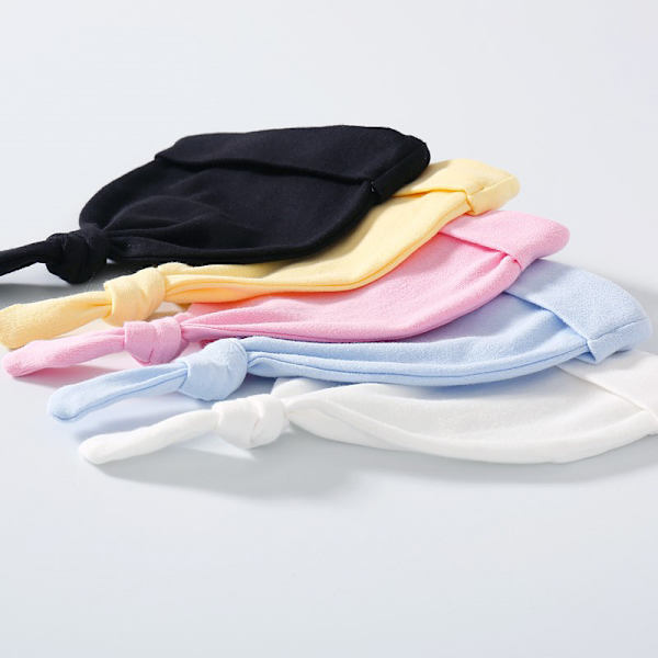 Nyfödd mössa/babyhattar 0-6 månader GOTS ekologisk bomull babyhattar nyfödd babyflicka/babypojke - baby essential för nyfödd, perfekt (vit)