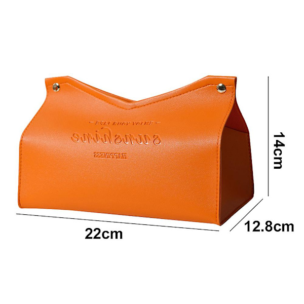 Moderne skinn serviettboksholder