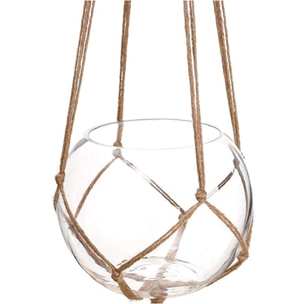 2 st 105 cm Macrame växt hängare, solid växt rep hängare, Macrame växt hängare, Macrame hängande kruka, bomullsrep hängande kruka, hängande blomkruka Pl