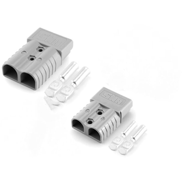 2 roms bilbatterikontakter, 120A 600V batterikontaktinntak, hurtig bilbatteripod, for bobil, UN campingvogn store EL-maskiner