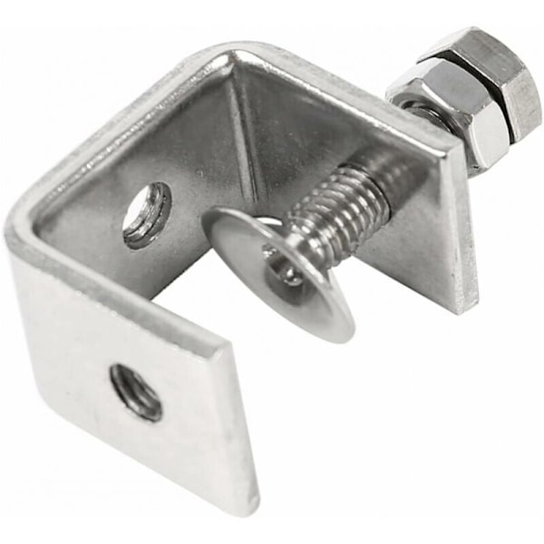 Robuste rustfrie ståltvinger, 4 stk. C-tvinger, 0-25 mm robuste C-tvinger, trearbeidsfester, tigertvinge med stor kjeve for trearbeid, sveising,