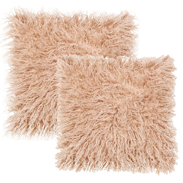 Tyynynpäälliset 2 kappaleen setti kodintarvikkeita, tyynynpäällinen, rantavilla tyyny, pehmeä tyynyliina (Khaki, 40*40cm)
