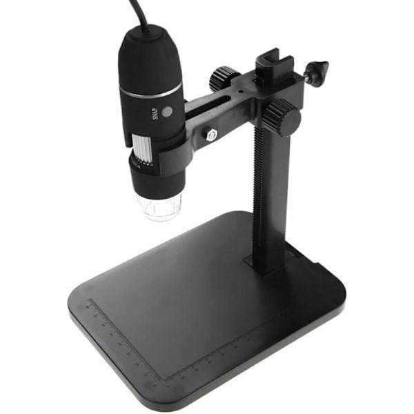 Professionellt USB-mikroskop USB digitalt mikroskop 100 0X 8 LED 2MP kameraförstoringszoom Borescope elektroniskt mikroskop med lyftfäste