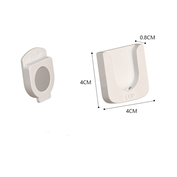 4-pack Magnetisk Fjärrkontrollhållare, TV Fjärrkontrollhållare, Väggmonterad Fjärrkontrollhållare, Magnetisk Hållare, Väggfäste för Fjärrkontroll, f
