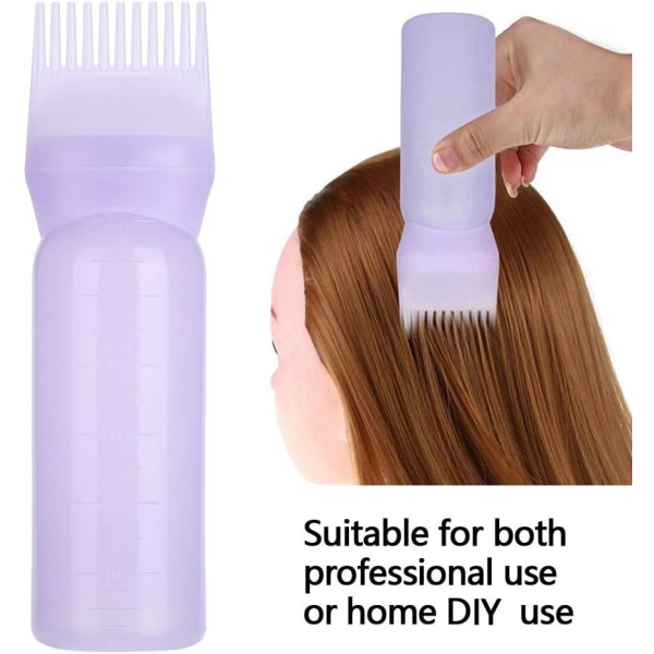 (lilla) 3 stk hår blotting flaske - hårfarging kam applikat