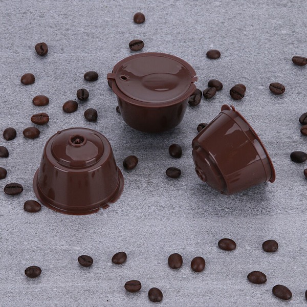4 st återanvändbara kaffekapslar, återanvändbara kaffepods