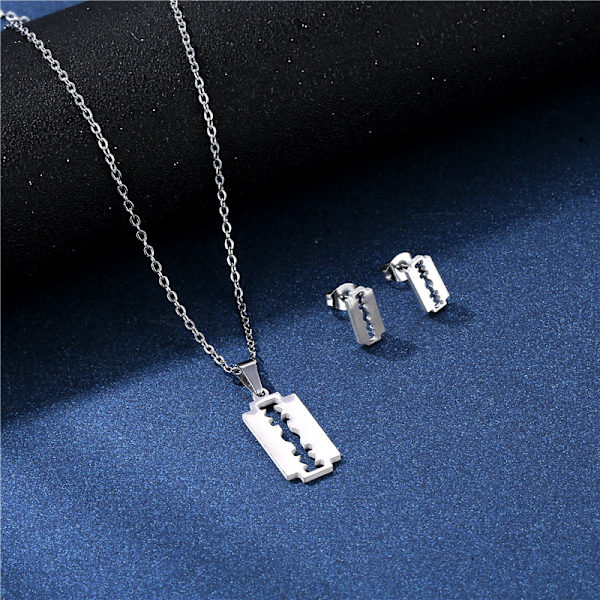Halsband med bladform